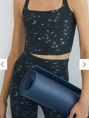 Beyond Yoga Softshine Square Neck Crop Tank Sport Bra